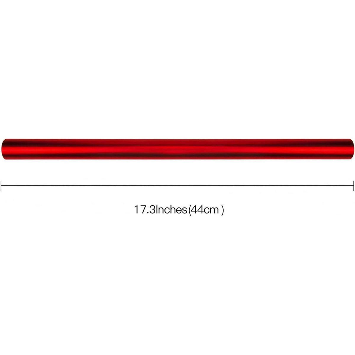 Geschenkpapier Rot Metallic – Mini-Rolle 44cm x 10m – Knickfrei