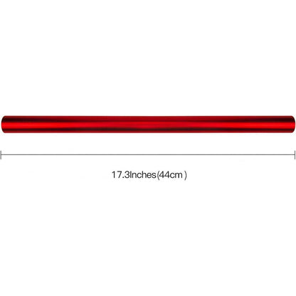 Geschenkpapier Rot Metallic – Mini-Rolle 44cm x 10m – Knickfrei
