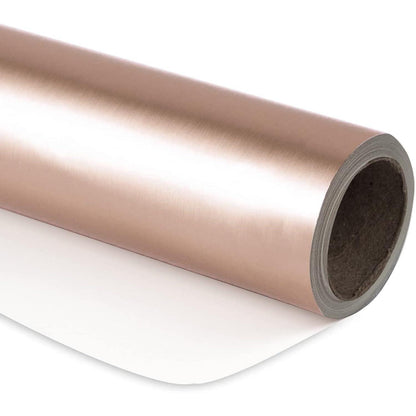 Roségold Metallic Geschenkpapier 44cm x 10m