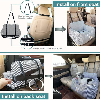 Hunde-Autositz für kleine Hunde – Abnehmbar & Waschbar