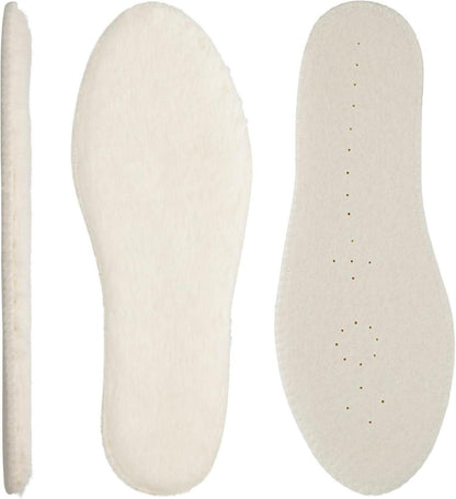 Knixmax Lammfell Einlegesohlen Warm Winter Weich Kinder Gr.28-46