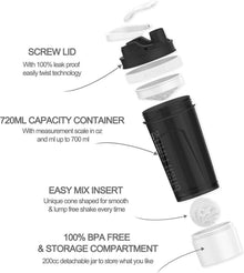 Inspirational Fitness Sport Protein Shaker Flasche 680