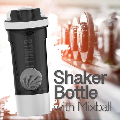 Fitness Protein Shaker Flasche 680ml Dual Mixing Technology Push Limits