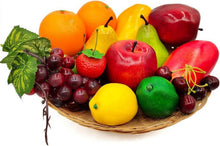 17-teiliges künstliches Obst Deko Set für Fotografie & Zuhause