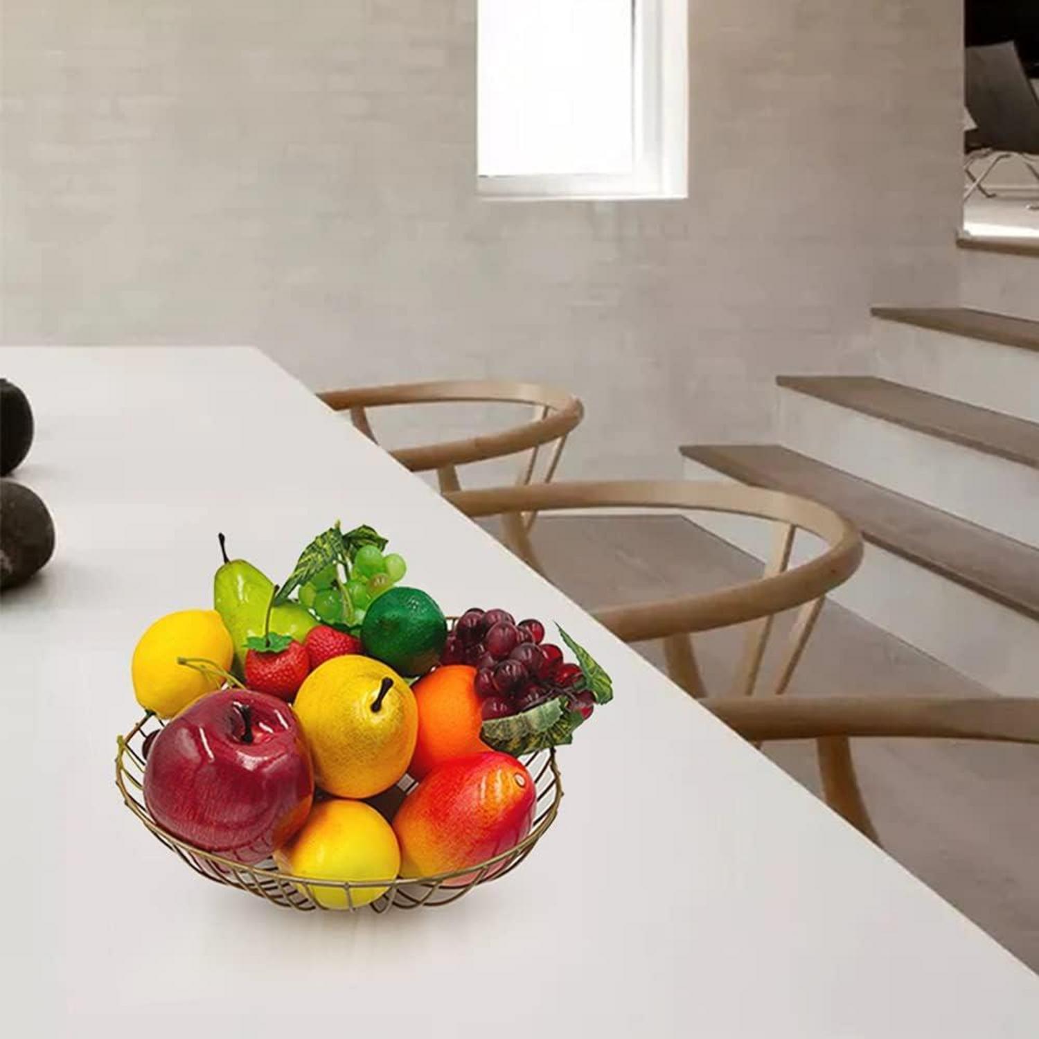 Künstliches Obst Set 17-teilig lebensecht Fotorequisiten Craft Fruit