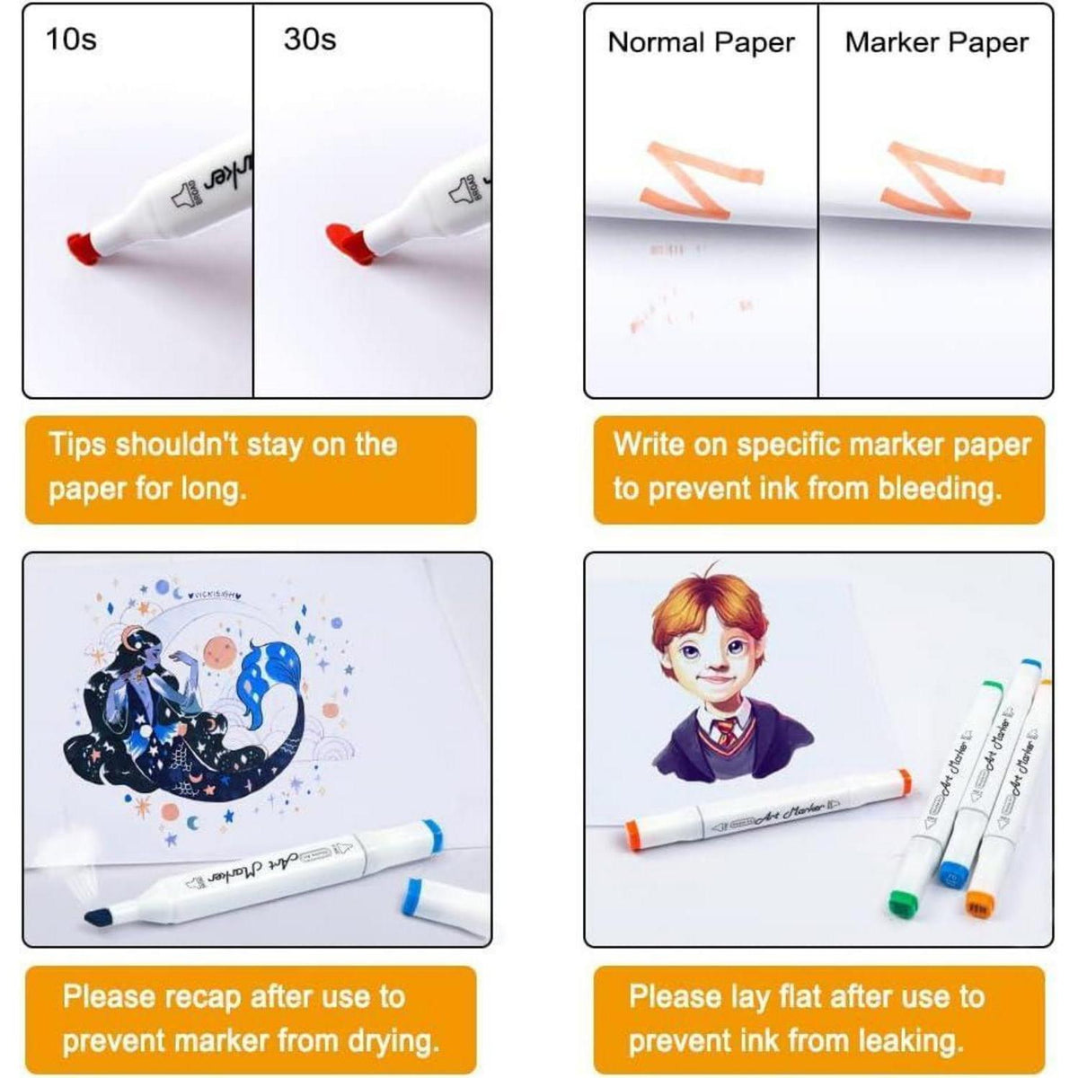 280er Alkohol Marker Set – Doppelseitig & Vielseitig