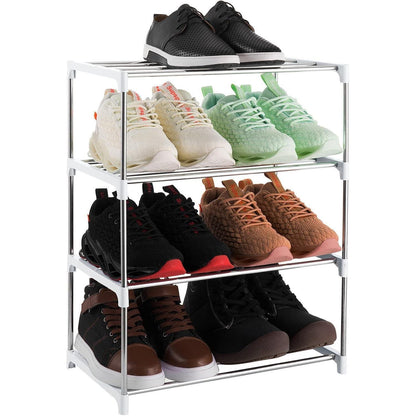 Xerhnan Schuhregal 4 Ebenen für 8 Paar Schuhe