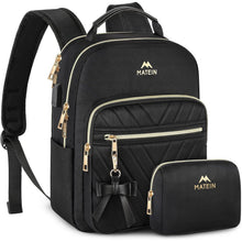 Rucksack Damen Klein Elegant Wasserdicht USB Schwarz