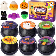JOYIN Halloween Hexenkessel Badebomben-Set mit Mochi Squishy