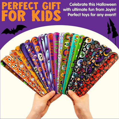 JOYIN Halloween Slap Armbänder 100 Stück für Kinder, Party