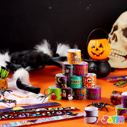 JOYIN Halloween Slap Armbänder 100 Stück für Kinder, Party