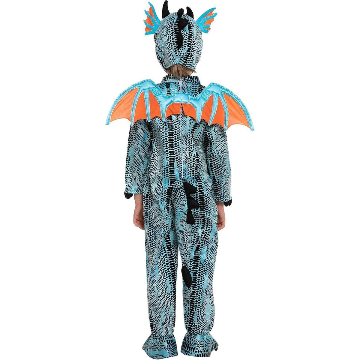 Blaues Drachenkostüm Kinder Halloween Süßes oder Saures