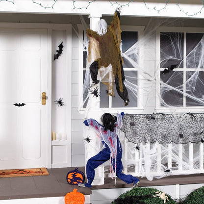 Halloween Klettern Zombies Wanddekoration 80cm 2er Pack