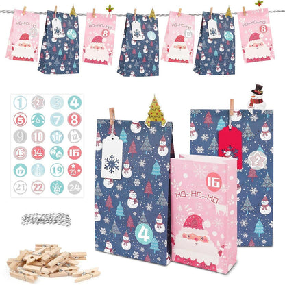 Adventskalender XXL Kinder Geschenktüten Basteln