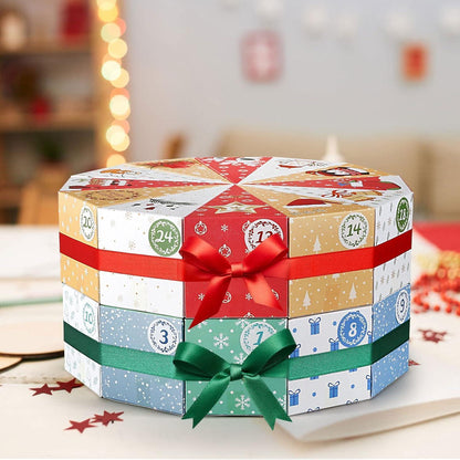 Kesote Adventskalender 24 Boxen 2 x 12 Tage Weihnachten