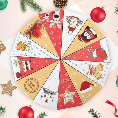 Kesote Adventskalender 24 Boxen 2 x 12 Tage Weihnachten