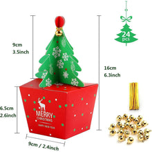 Weihnachtsboxen Set 24 Boxen Plätzchen Geschenkboxen