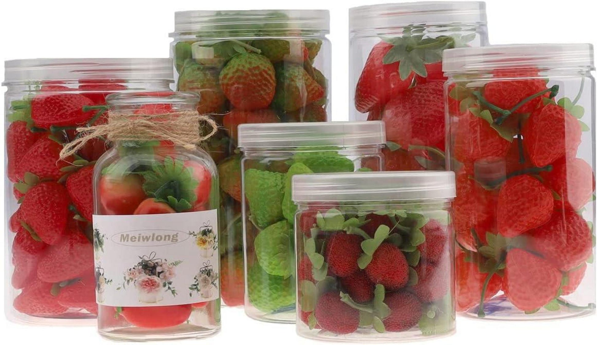 Künstliche Erdbeeren Simulation Realistisch Rot 30 Stück Faux Deko