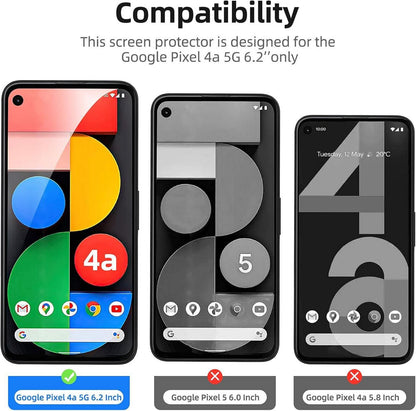 Panzer Schutz Glas für Google Pixel 4a 5G 2er Pack 9H Härte Displayfolie
