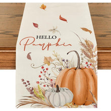 Artoid Mode Herbst Tischläufer Blumen Blätter Orange 40x140
