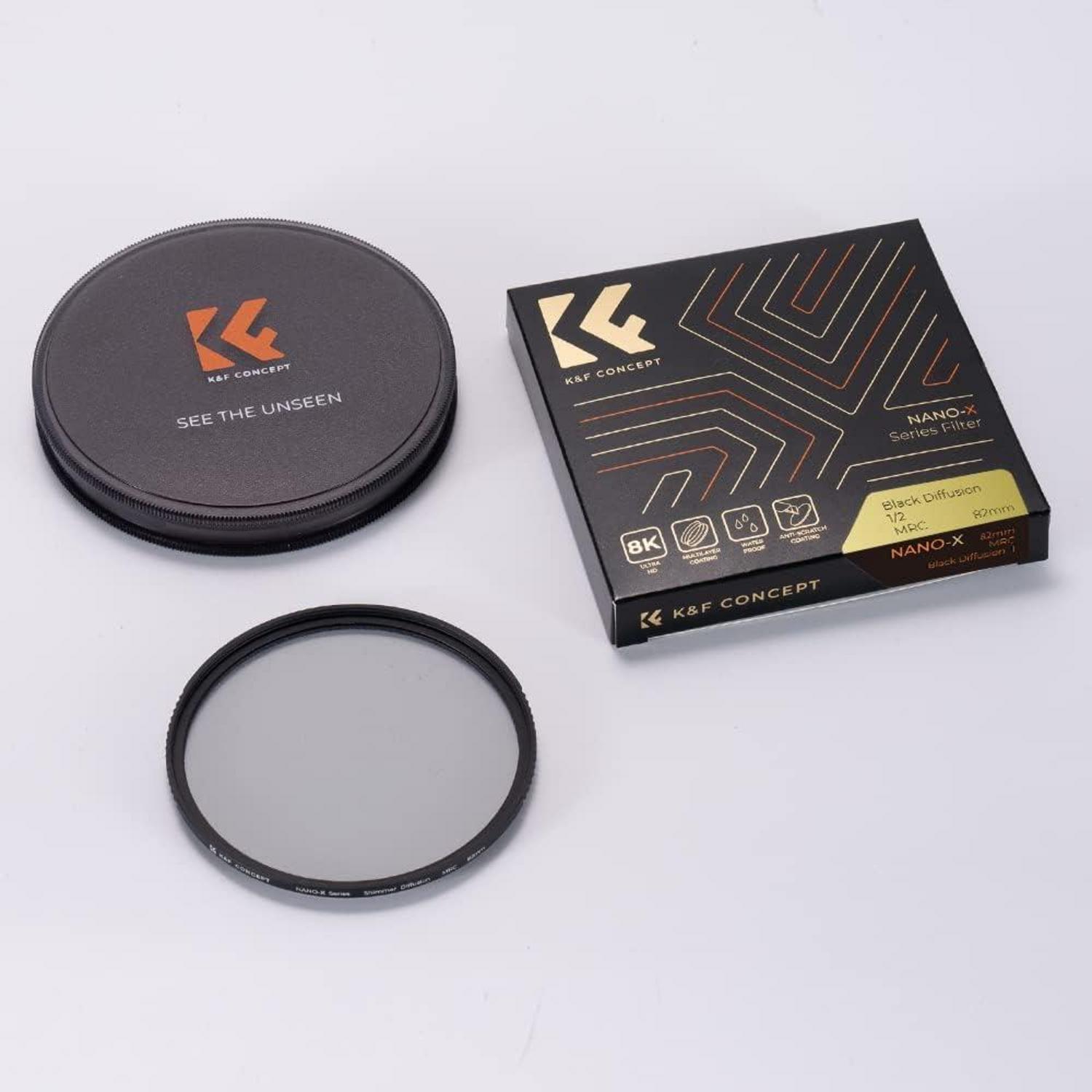 67mm Black Mist 1/2 Filter Optisches Glas 28x Nano-Beschichtung