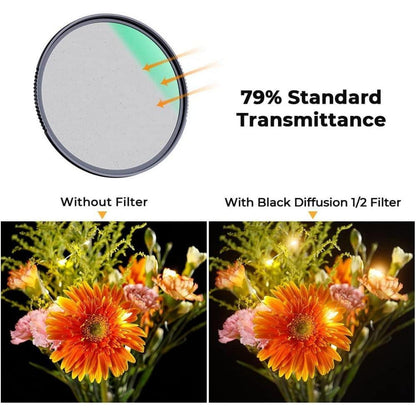 Black Mist 1/2 Filter 58mm – Weicher Filmlook für Videos