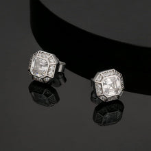 KRKC&CO S925 Silber Iced Out Ohrringe Herren 14K Gold
