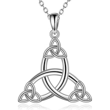 VONALA Trinity Knot Keltische Halskette Silber Frauen