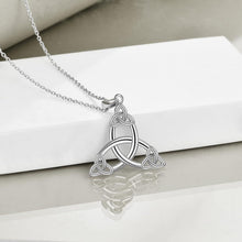 VONALA Trinity Knot Keltische Halskette Silber Frauen