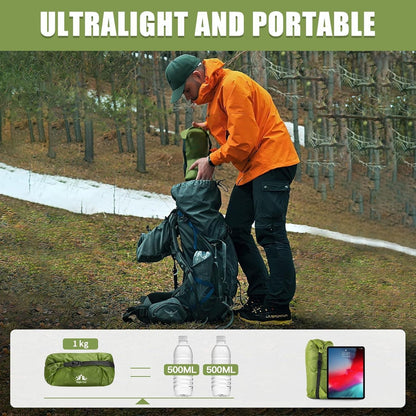 Ultraleichtes 1-Personen-Zelt, wasserdicht, für Radtouren und Trekking