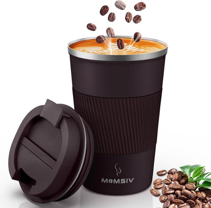 Thermobecher Isolierbecher 380ml Edelstahl Travel Mug Vacuum Becher