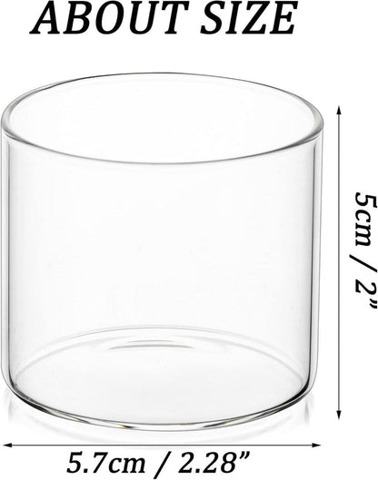 Teelichthalter Glas klar Votivkerzenhalter 24er Set Hochzeit Weihnachten