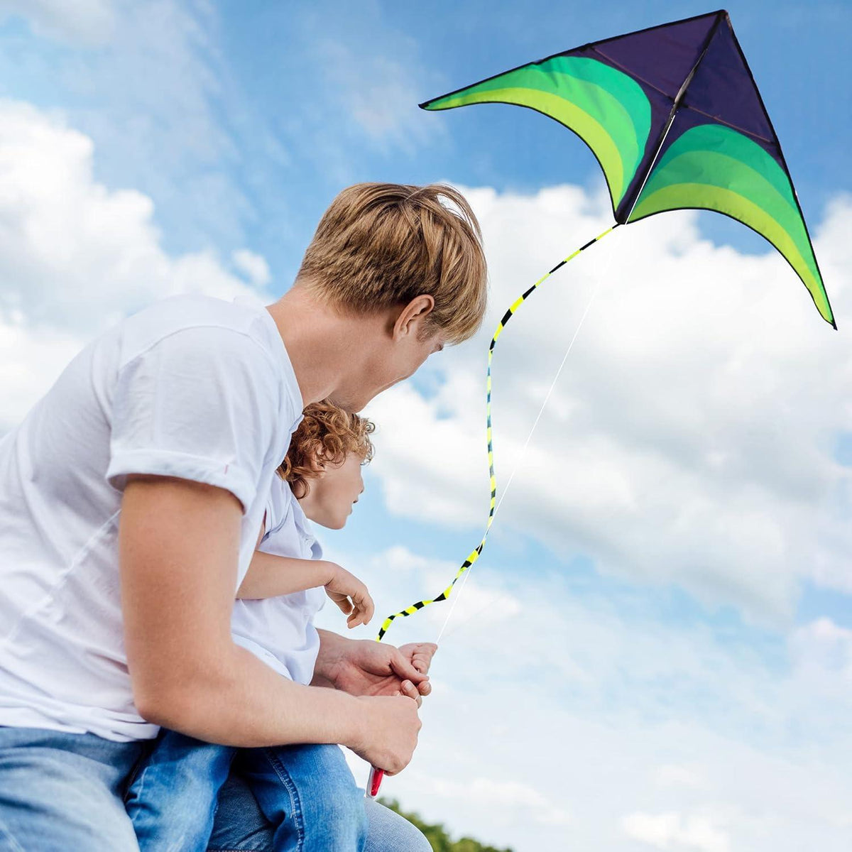 Laptony Drachen Kinder und Erwachsene leichtes Fliegen im Park & Strand