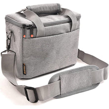 FOSOTO DSLR-Kameratasche Klein Grau für Nikon Canon Sony