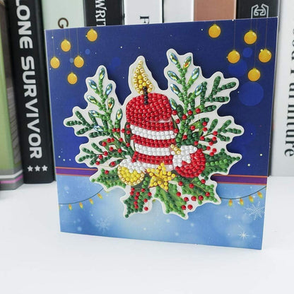 5D Diamant Weihnachtskarten – 8er Set DIY Grußkarten