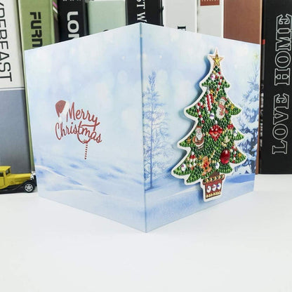 5D Diamant Weihnachtskarten – 8er Set DIY Grußkarten