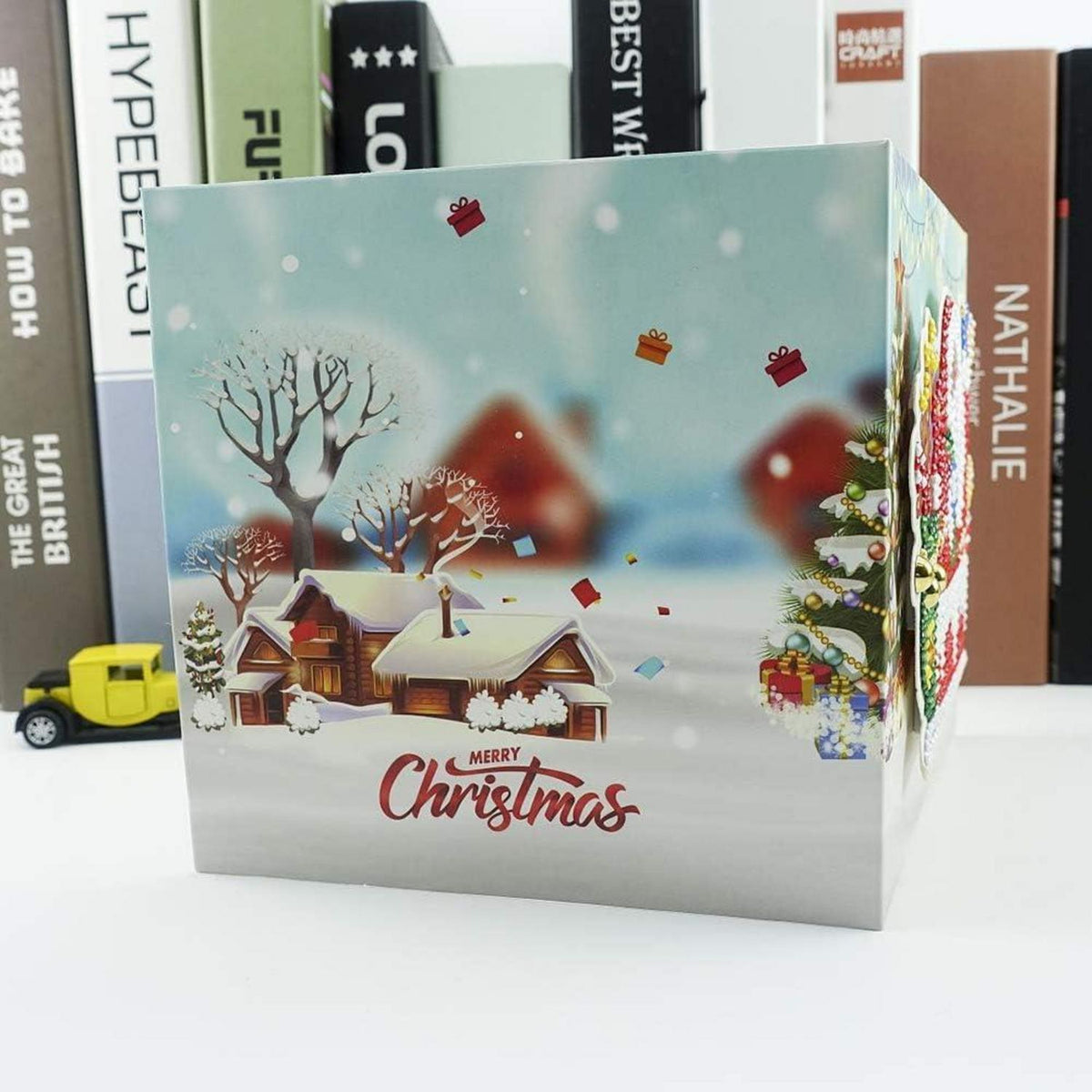 5D Diamant Weihnachtskarten – 8er Set DIY Grußkarten