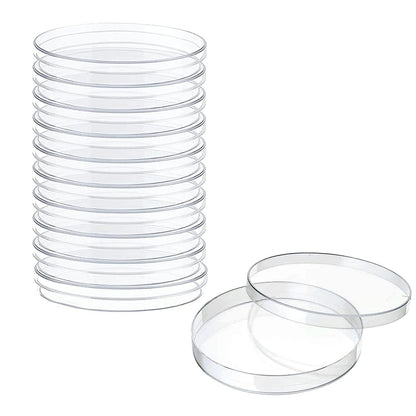 20 Kunststoff-Petrischalen sterile Bakterienkulturschale 70 mm x 15 mm