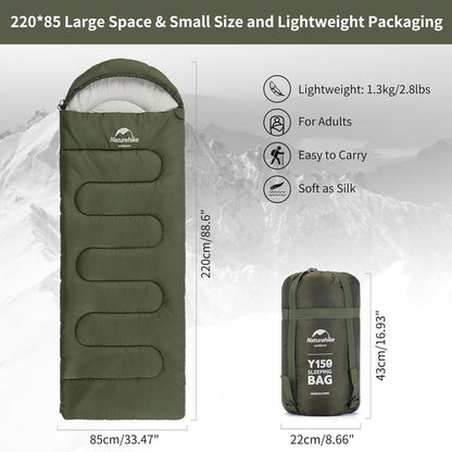 Deckenschlafsack 3 Jahreszeit Wasserdicht Ultraleicht