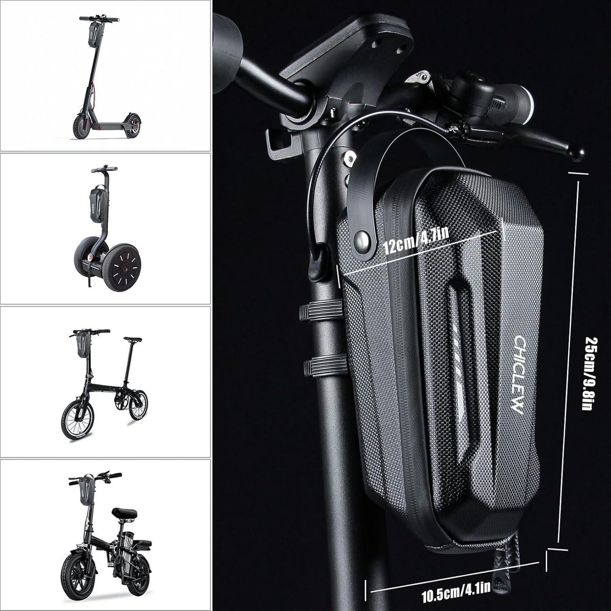 Rollertasche Wasserdicht Groß 2L für Elektroroller Xiaomi M365 Ninebot