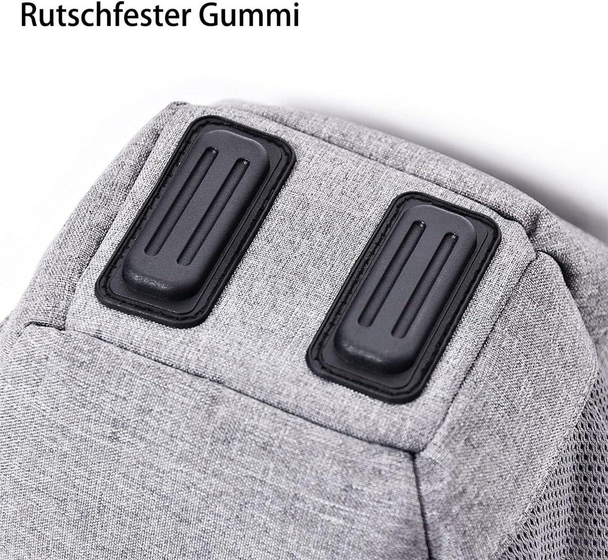 Kameratasche für DSLR/SLR-Kameras mit Regenschutz und Polsterung - Grau