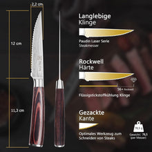 Günstiges Brotmesser 20 cm Profi Küchenmesser aus Edelstahl