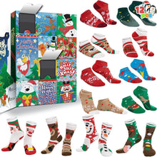 Adventskalender Weihnachtssocken Countdown-Kalender