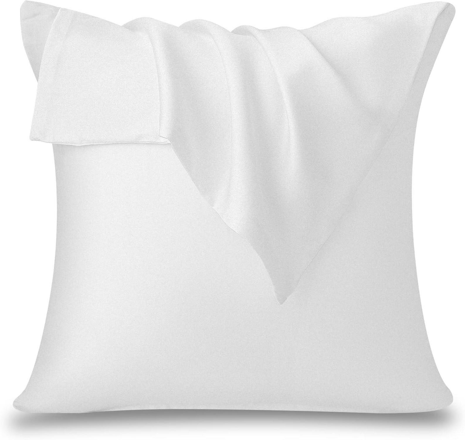 2er Set Kissenbezug 40x40 cm 100% Gewaschene Baumwolle