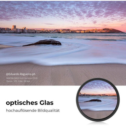 77mm Variabler ND Filter ND2-400 für Bewegungsunschärfe