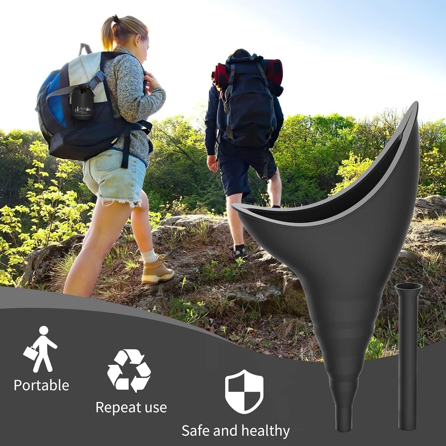 Frauen Urinella Camping Reise Wandern Pinkelhilfe Urinal Silikon Trichter
