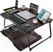 XXL Laptop Tisch Bett klappbar Betttisch Schublade Handauflage Tablet