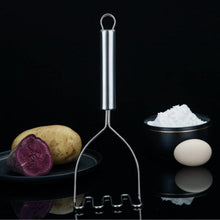 Edelstahl Kartoffelstampfer mit