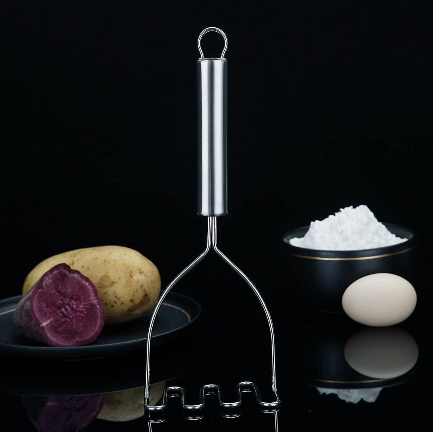 Edelstahl Kartoffelstampfer mit