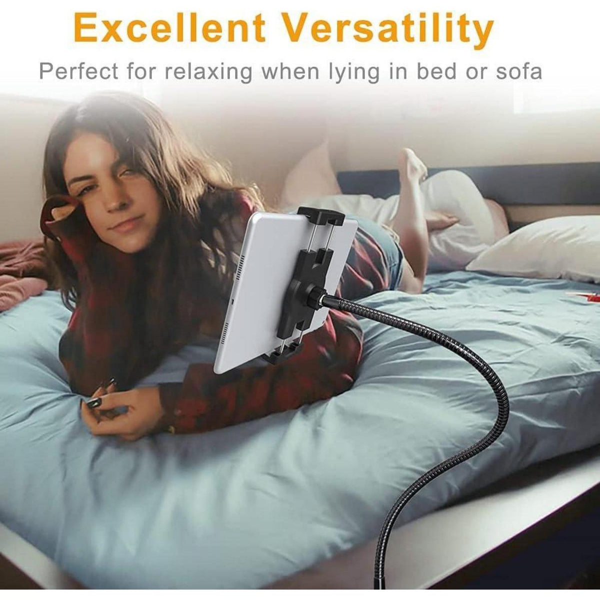 Verstellbarer Tablet-Halter Schwanenhals für iPad & Co.
